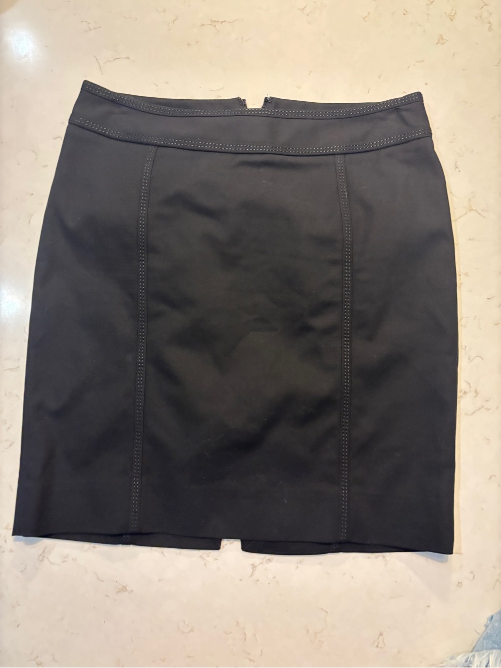 White House Black Market Black Panel Pencil Skirt